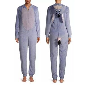 Eeyore Unisex Adult Costume Onesie Disney Winnie the Pooh Jumpsuit DONKEY NWOT